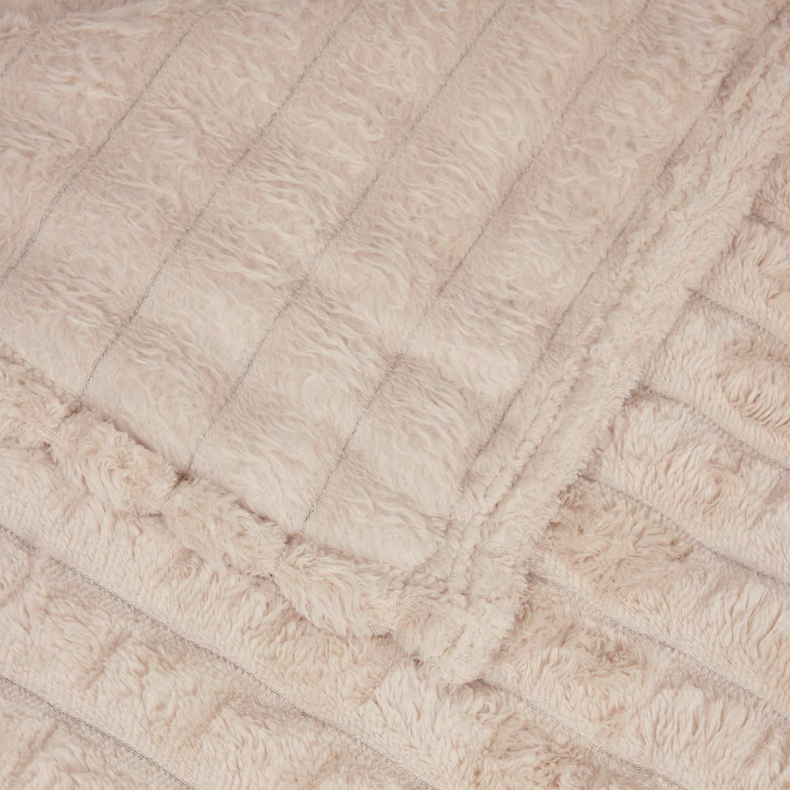 Coperte da Pile 6 pcs Beige 150 x 130 cm Panno