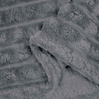 Coperte da Pile 6 pcs Grigio scuro 150 x 130 cm Panno