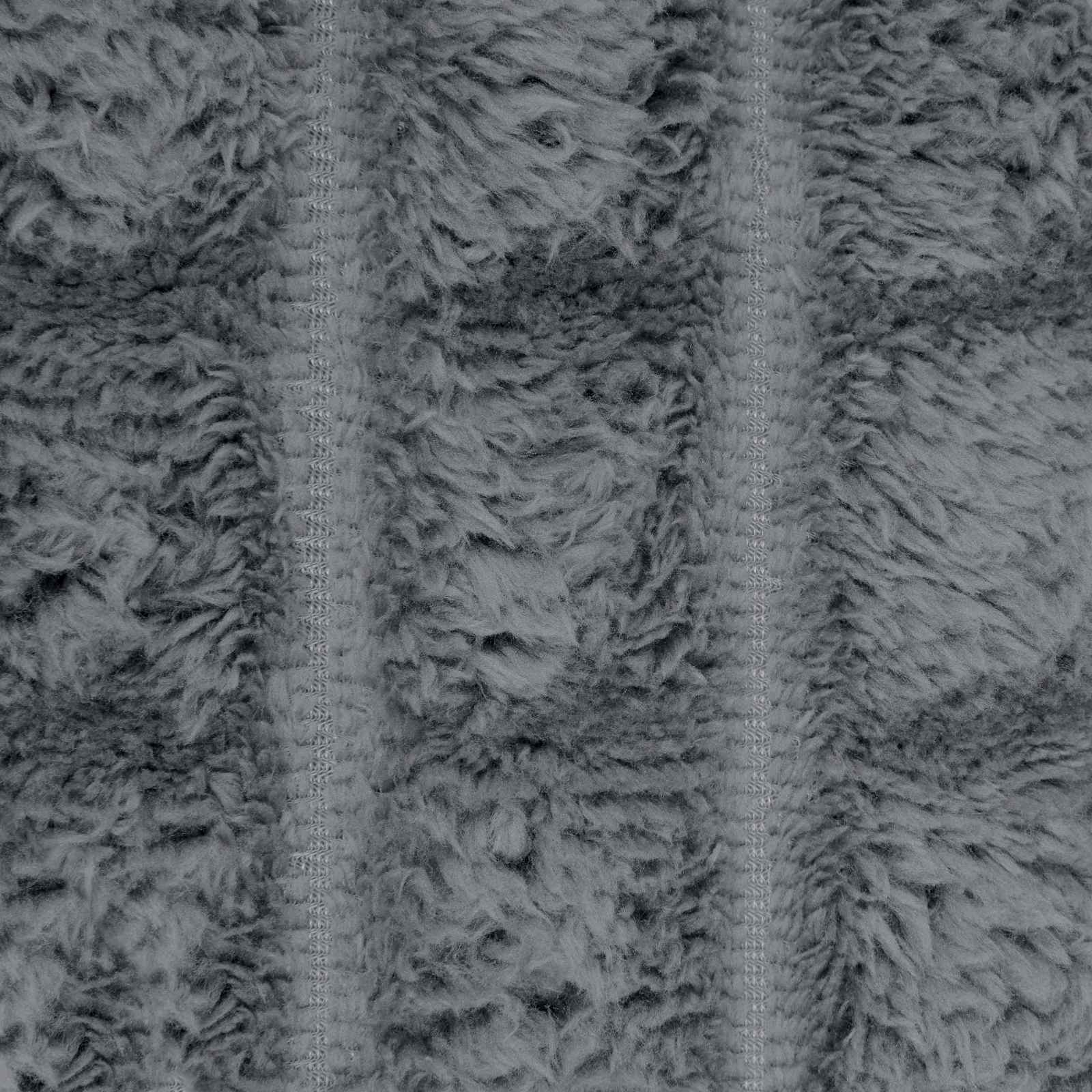 Coperte da Pile 6 pcs Grigio scuro 200 x 150 cm Panno