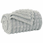 Coperte da Pile 6 pcs Grigio 150 x 130 cm Panno