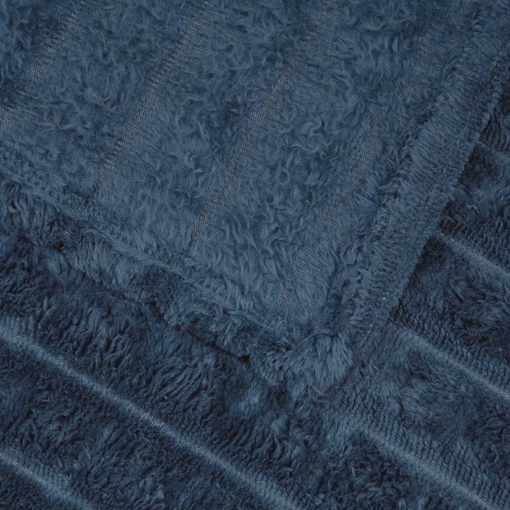 Coperte da Pile 6 pcs Blu navy 150 x 130 cm Panno