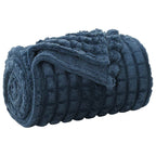 Coperte da Pile 6 pcs Blu navy 200 x 150 cm Panno