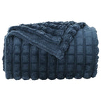 Coperte da Pile 6 pcs Blu navy 200 x 150 cm Panno