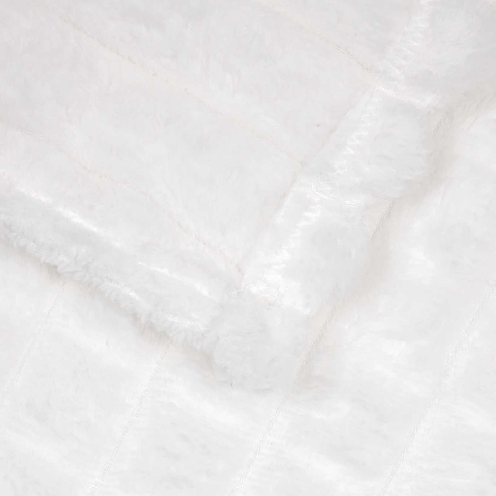 Coperte da Pile 6 pcs Bianco 150 x 130 cm Panno