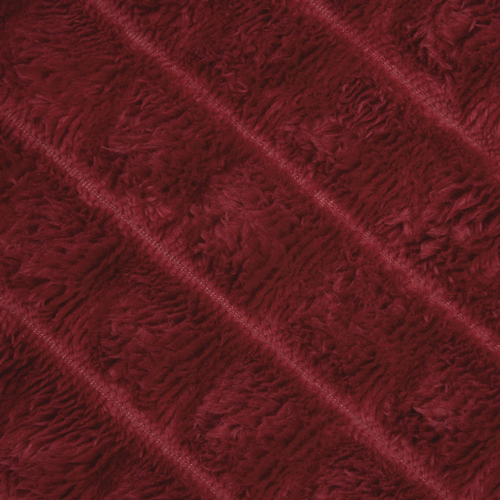 Coperte da Pile 6 pcs Rosso Bordeaux 240 x 220 cm Panno