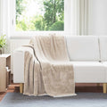 Coperta Beige 130 x 150 cm Panno