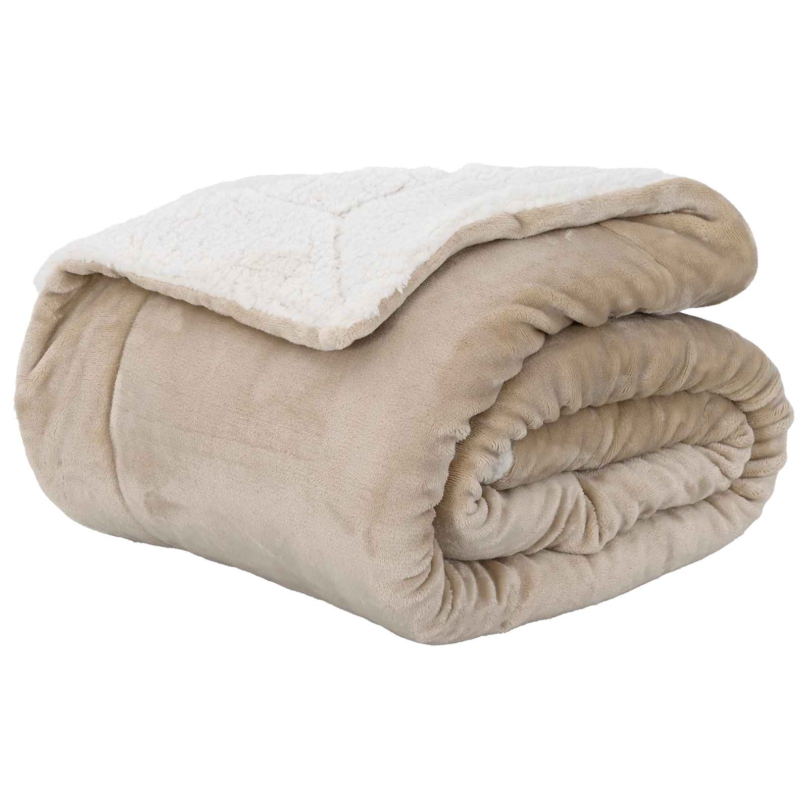 Coperta Beige 130 x 150 cm Panno