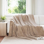 Coperta Cammello 220 x 240 cm Panno