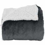 Coperta Grigio scuro 150 x 200 cm Panno