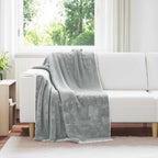Coperta Grigio 130 x 150 cm Panno
