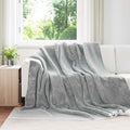 Coperta Grigio 220 x 240 cm Panno
