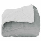 Coperta Grigio 240 x 270 cm Panno