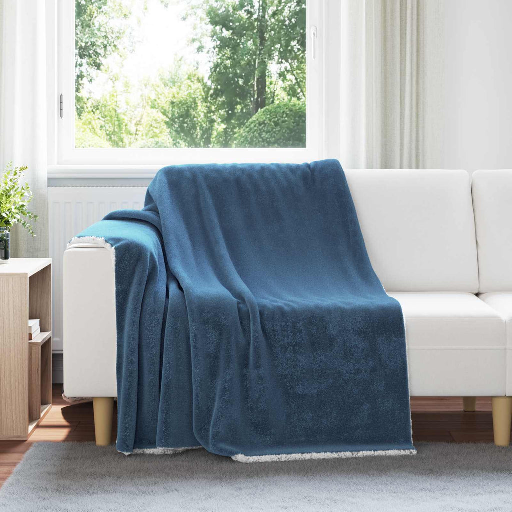 Coperta Blu navy 150 x 200 cm Panno