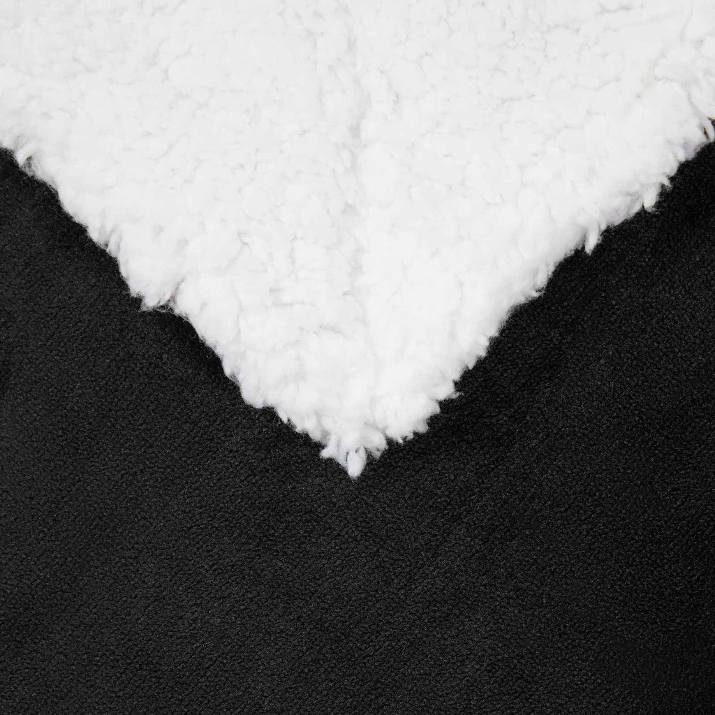Coperta Nero 130 x 150 cm Panno