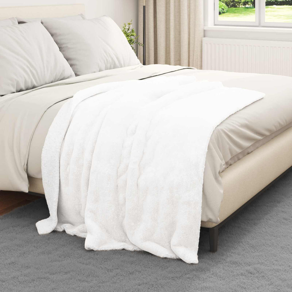 Coperta Bianco 130 x 150 cm Panno
