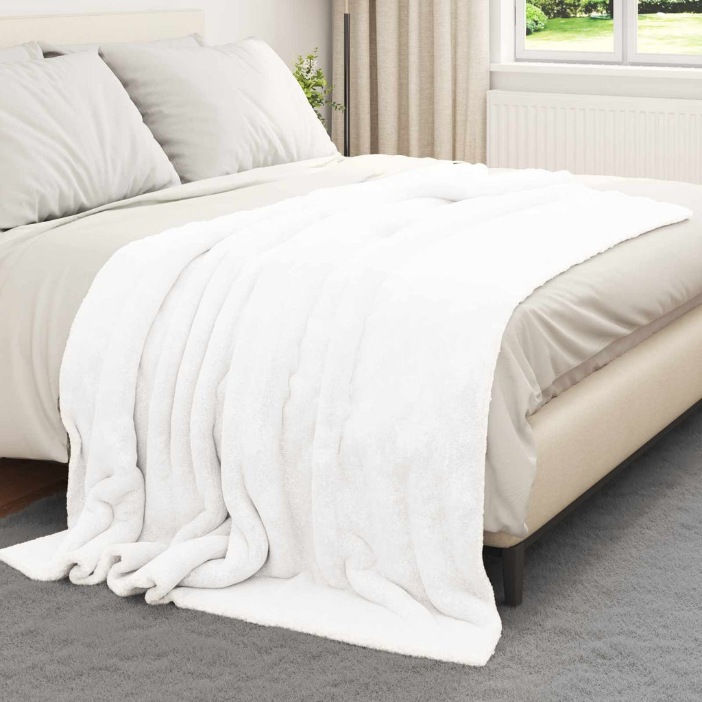 Coperta Bianco 150 x 200 cm Panno