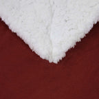 Coperta Rosso Bordeaux 150 x 200 cm Panno