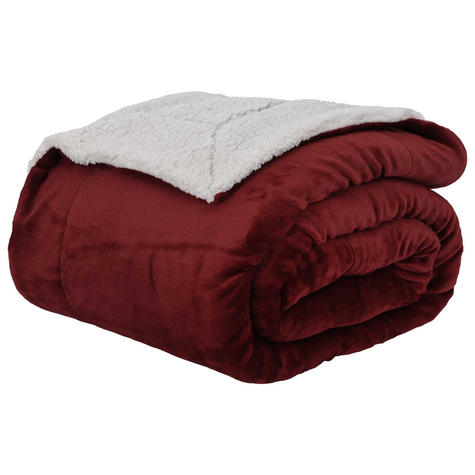 Coperta Rosso Bordeaux 150 x 200 cm Panno