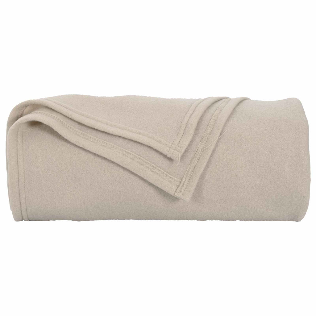Coperta Beige 170 x 130 cm Panno