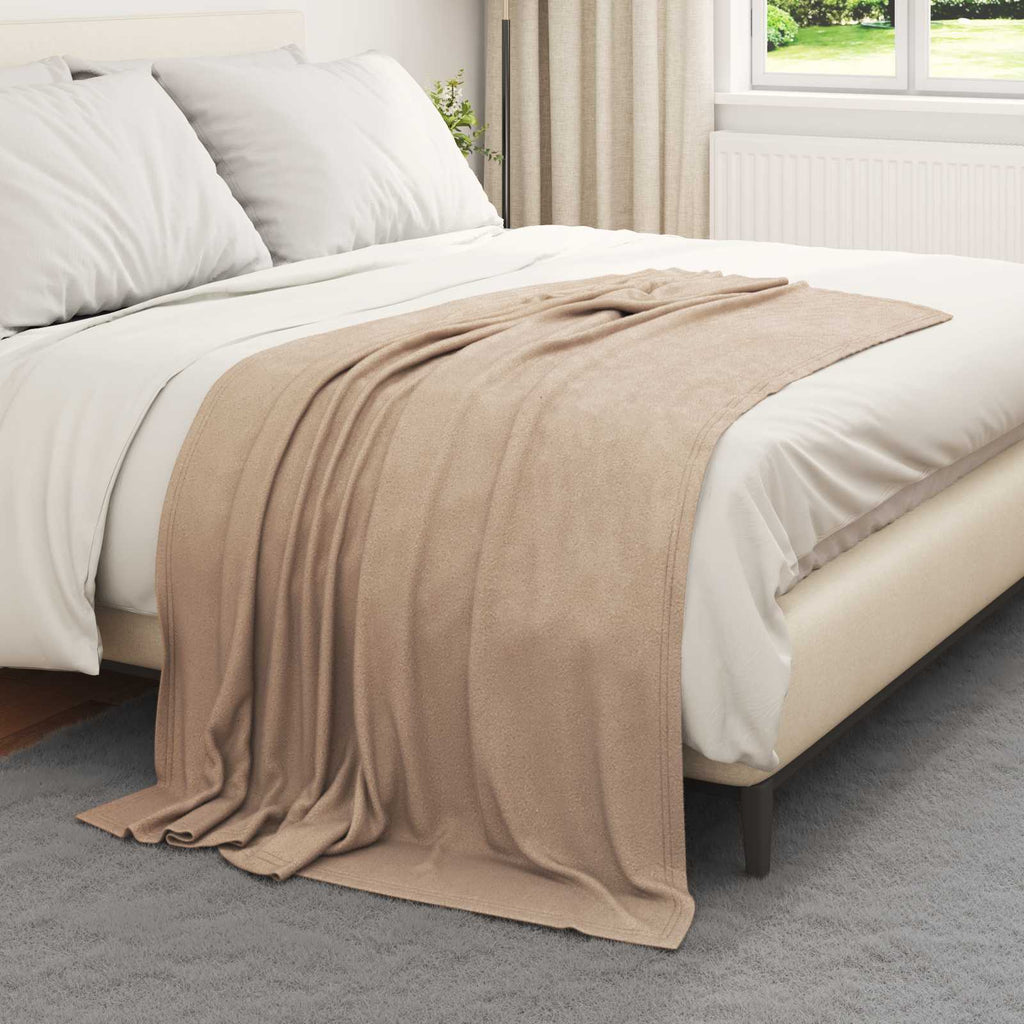 Coperta Cammello 170 x 130 cm Panno