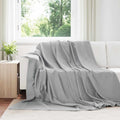 Coperta Grigio 270 x 240 cm Panno