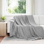 Coperta Grigio 270 x 240 cm Panno