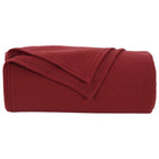 Coperta Rosso Bordeaux 240 x 220 cm Panno