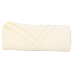 Coperta Crema 200 x 150 cm Panno