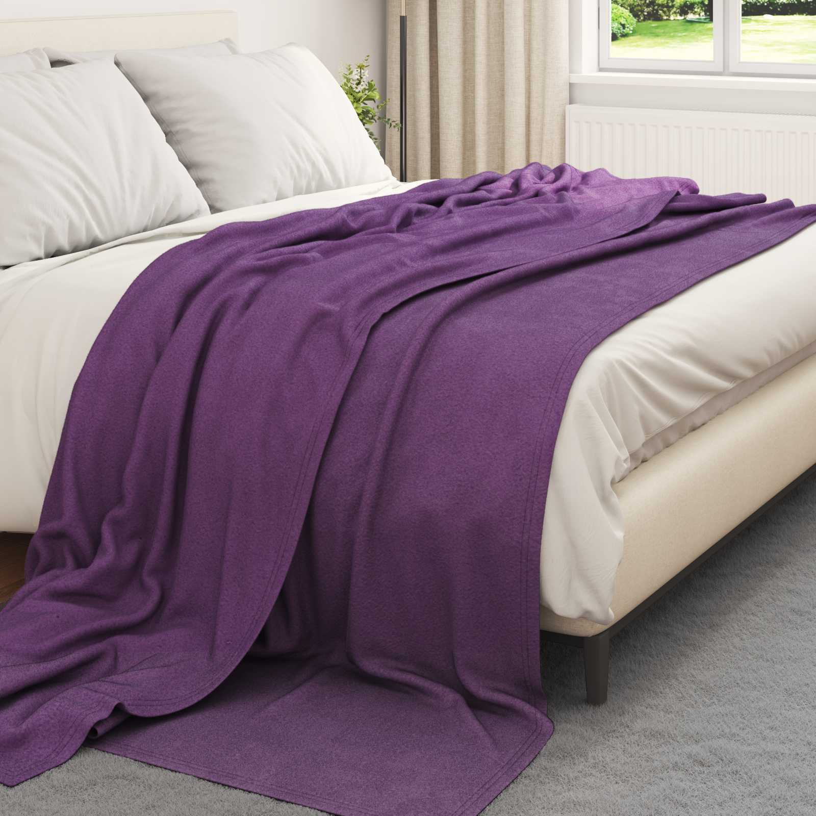Coperta Viola 240 x 220 cm Panno
