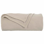 Coperte da Pile 6 pcs Beige 270 x 240 cm Panno