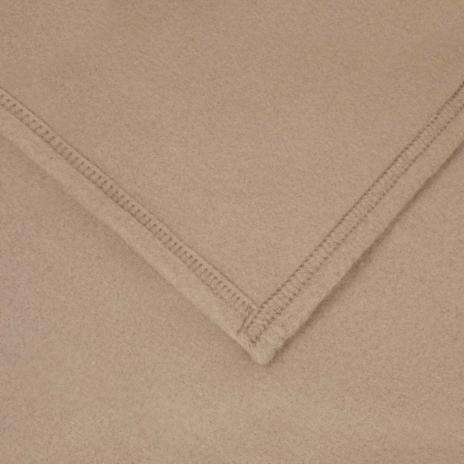 Coperte da Pile 6 pcs Cammello 200 x 150 cm Panno