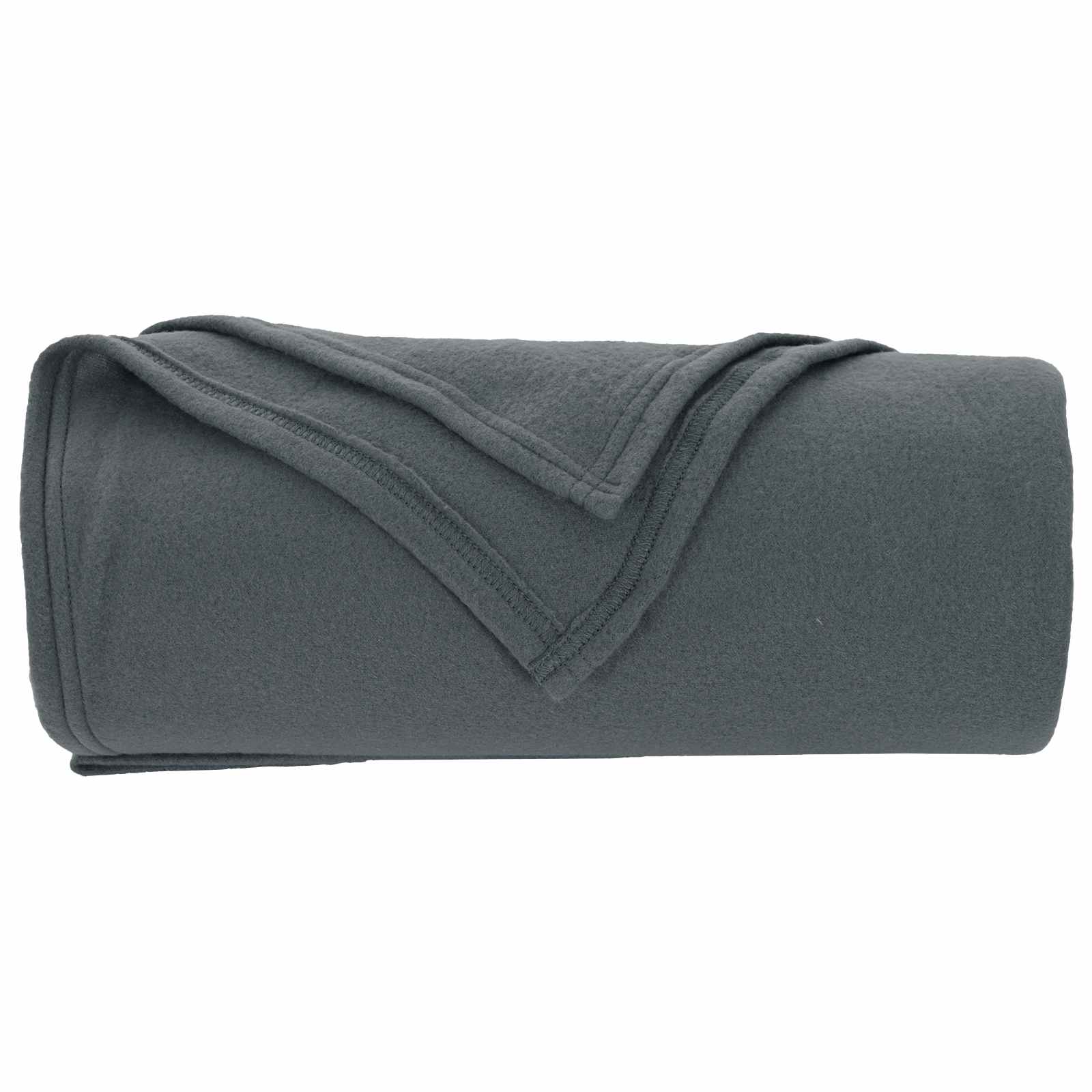 Coperte da Pile 6 pcs Grigio scuro 200 x 150 cm Panno