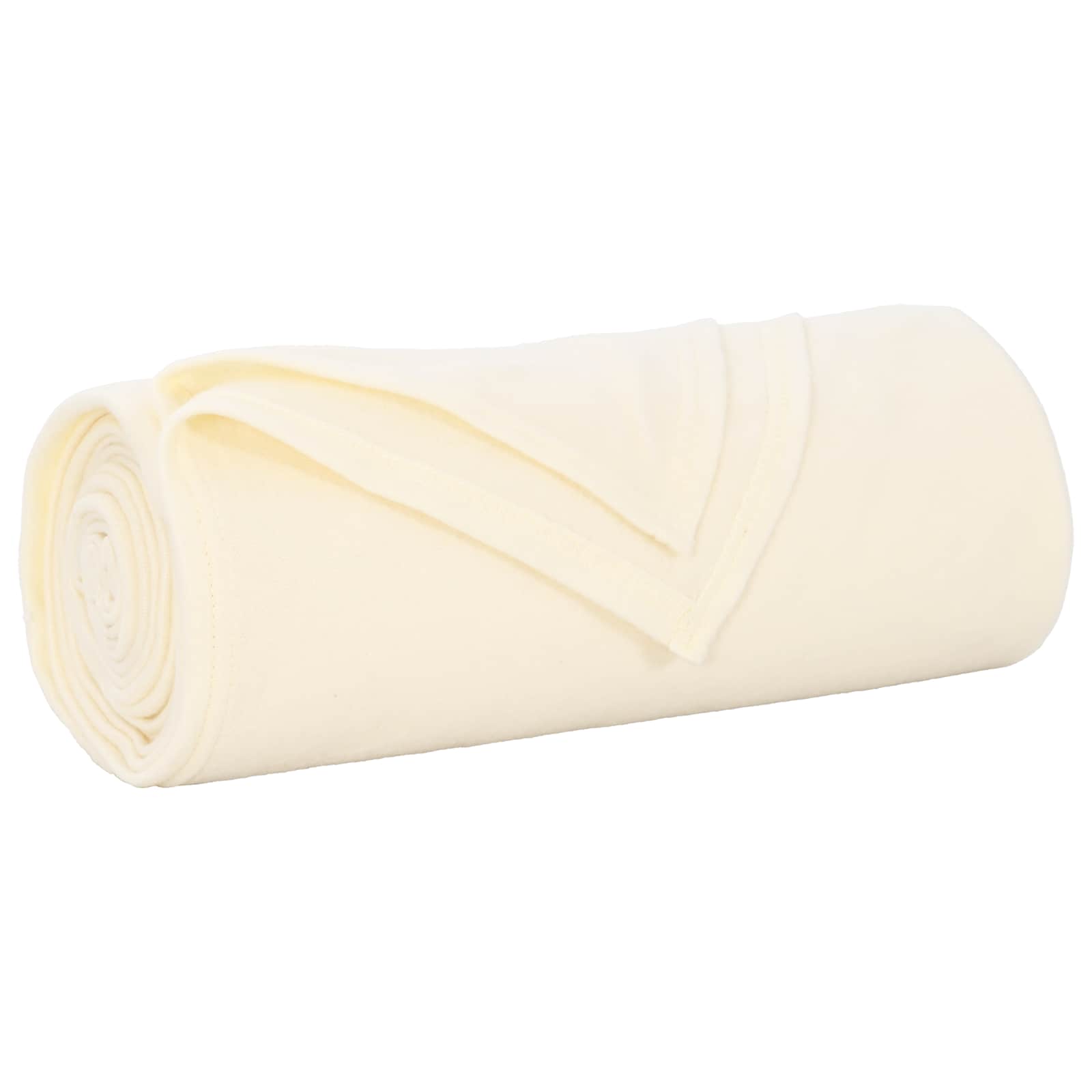 Coperte da Pile 6 pcs Crema 170 x 130 cm Panno