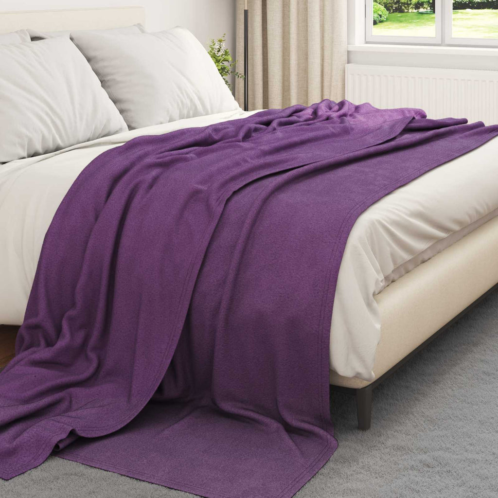 Coperte da Pile 6 pcs Viola 270 x 240 cm Panno