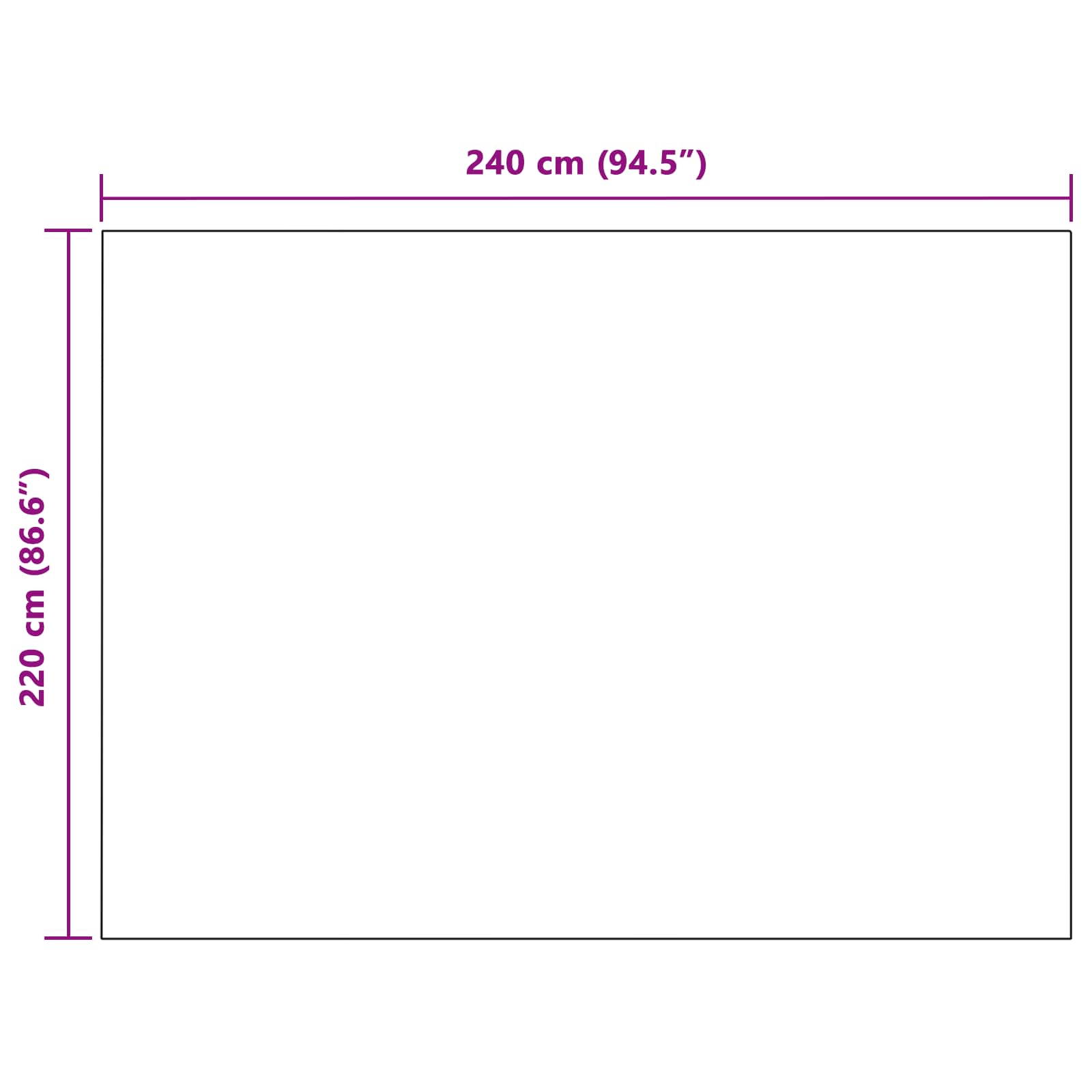 Coperte da Pile 6 pcs Rosa 240 x 220 cm Panno