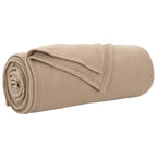 Coperte da Pile 24 pcs Cammello 170 x 130 cm Panno
