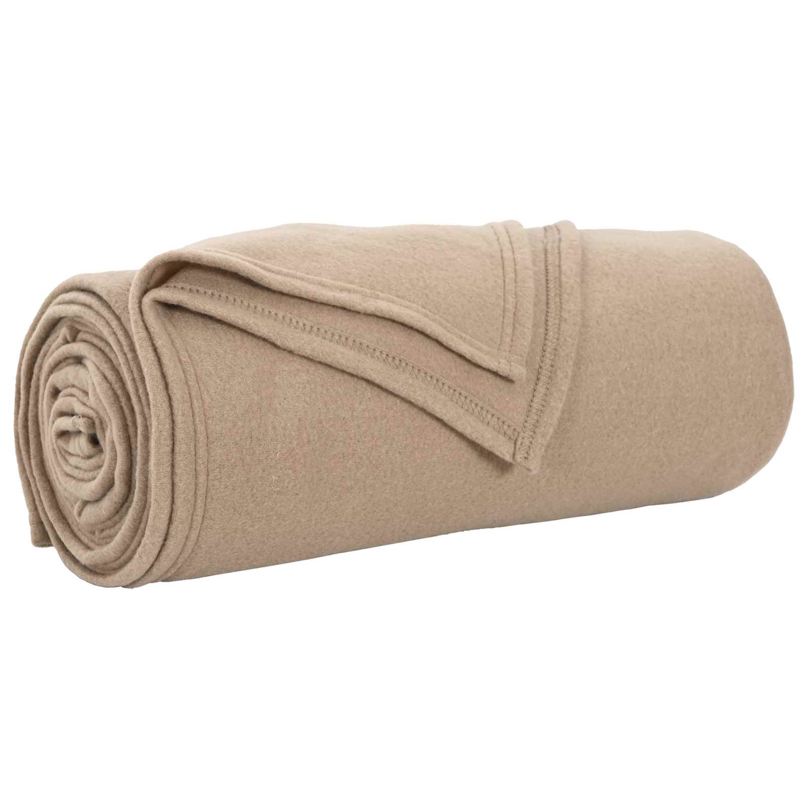 Coperte da Pile 24 pcs Cammello 170 x 130 cm Panno