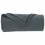 Coperte da Pile 24 pcs Grigio scuro 170 x 130 cm Panno