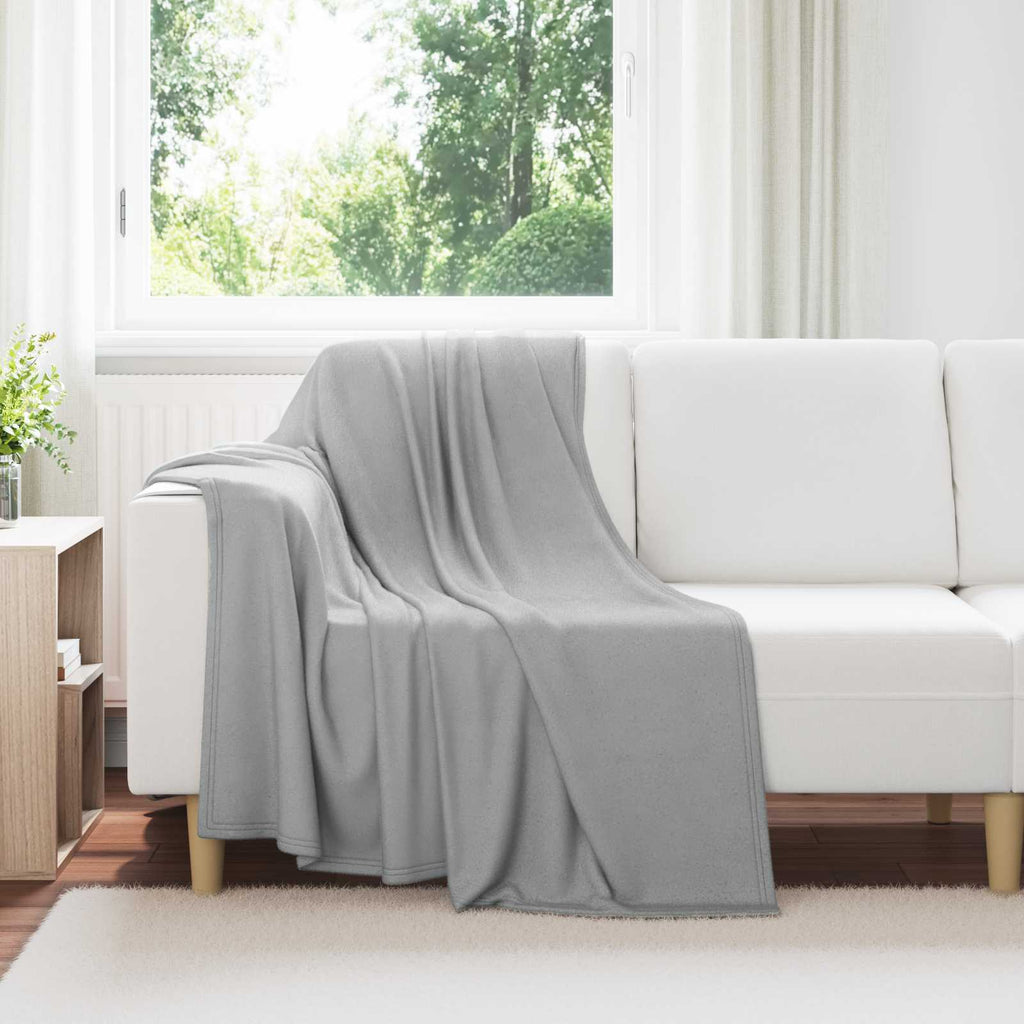 Coperte da Pile 24 pcs Grigio 170 x 130 cm Panno