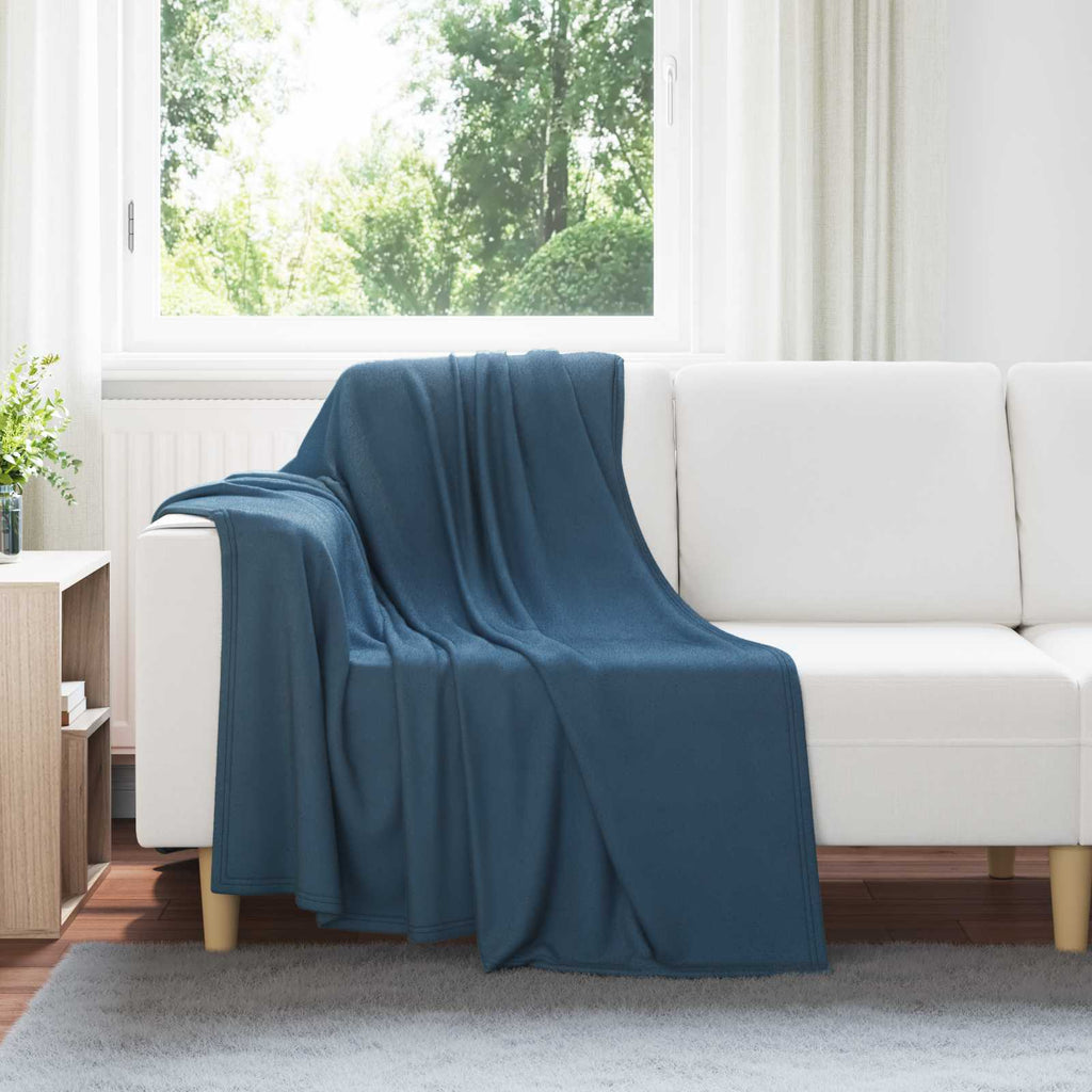 Coperte da Pile 24 pcs Blu navy 170 x 130 cm Panno