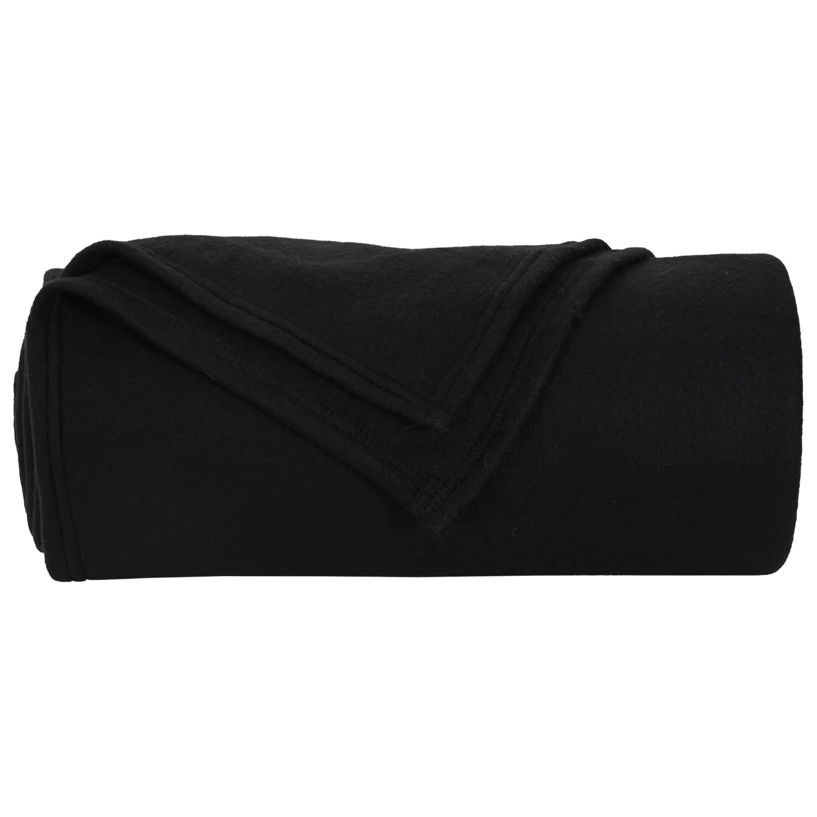 Coperte da Pile 24 pcs Nero 200 x 150 cm Panno