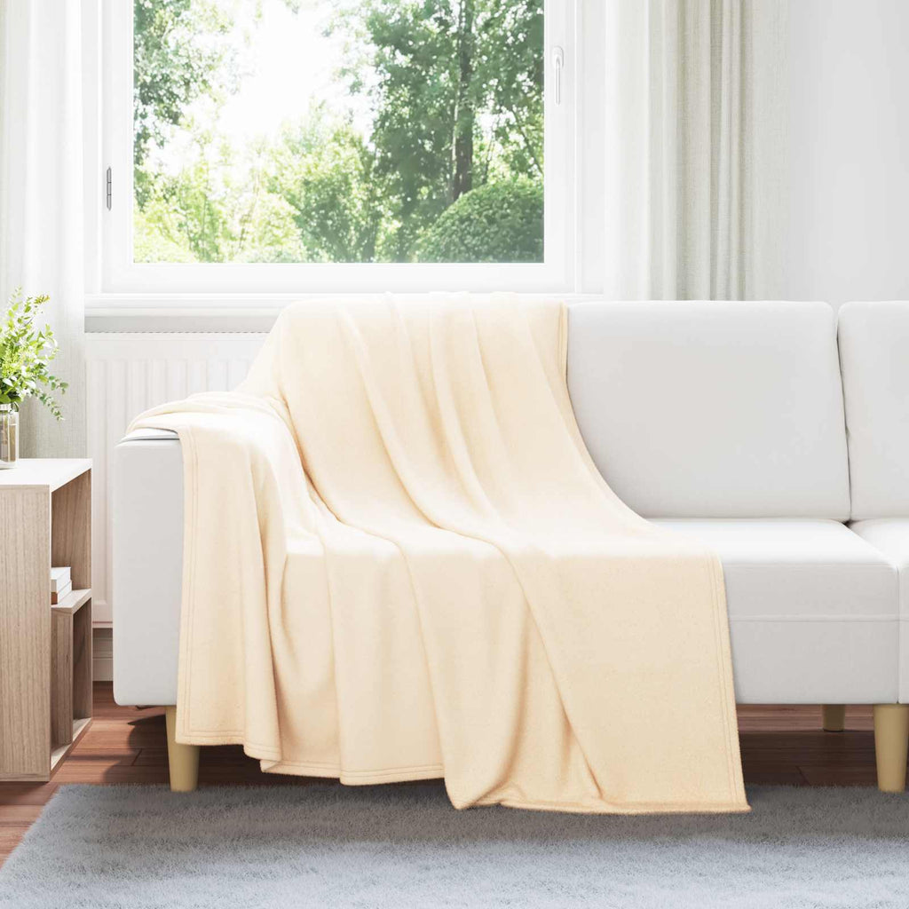Coperte da Pile 24 pcs Crema 200 x 150 cm Panno