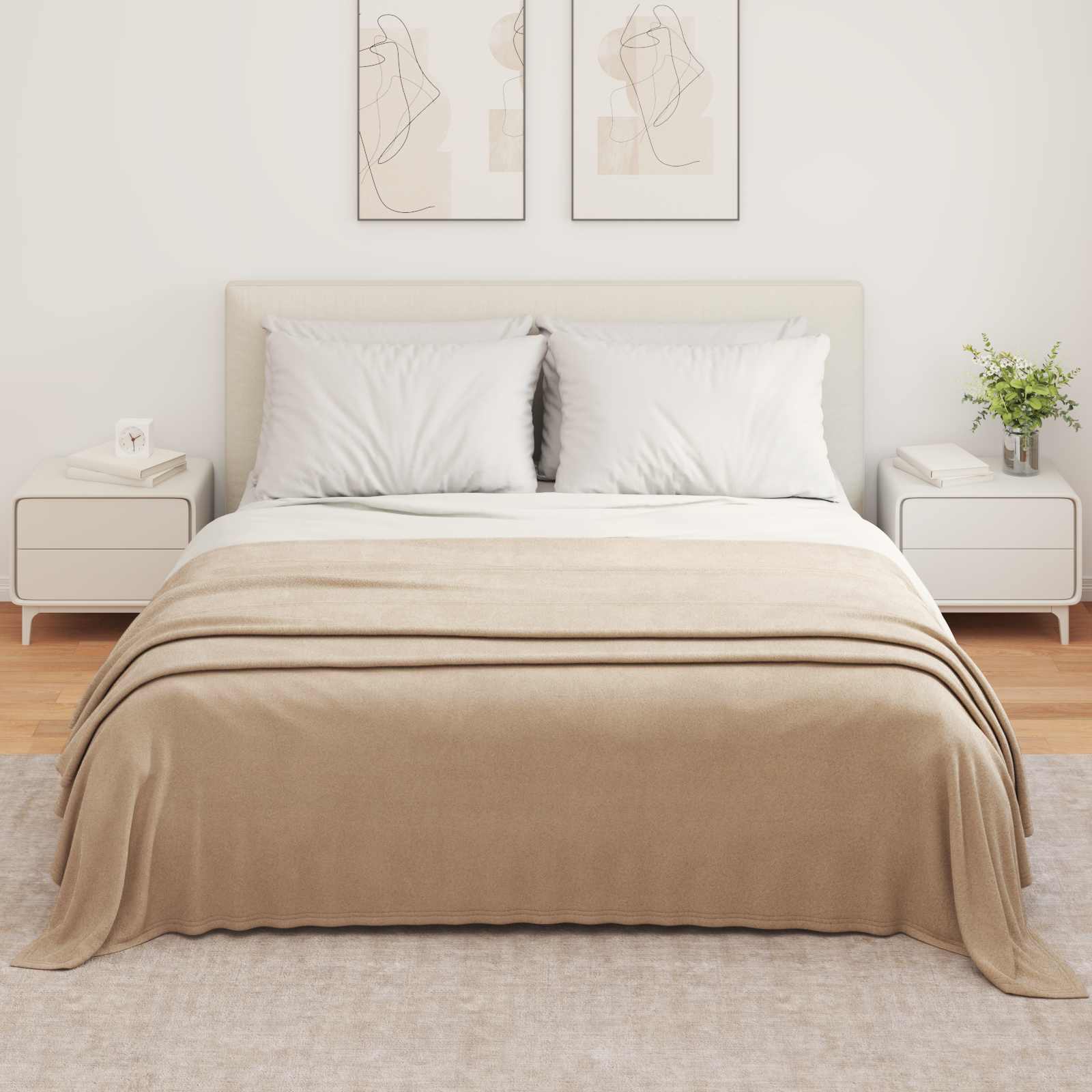 Coperta Cammello 350 x 270 cm Panno