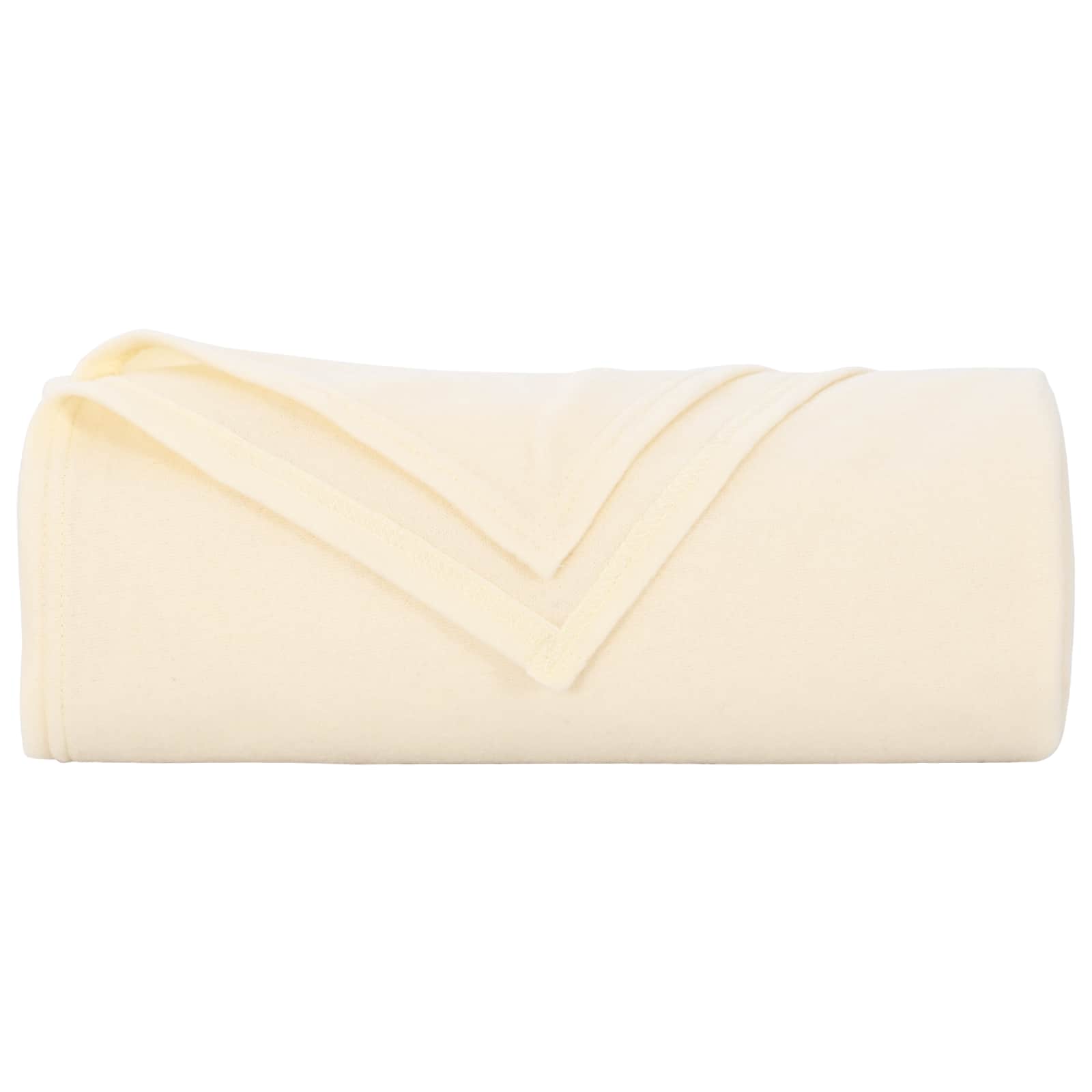 Coperte da Pile 6 pcs Crema 280 x 210 cm Panno
