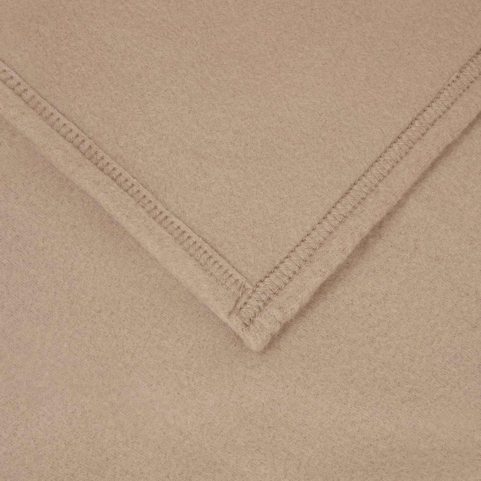 Coperte da Pile 6 pcs Cammello 210 x 140 cm Panno