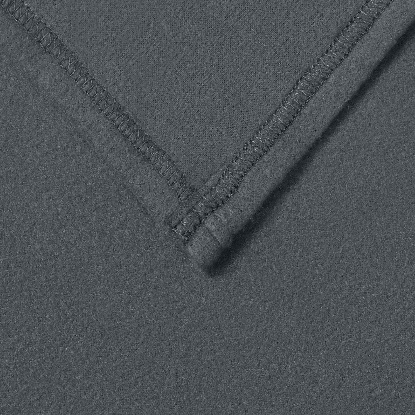 Coperte da Pile 6 pcs Grigio scuro 280 x 210 cm Panno