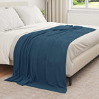 Coperte da Pile 6 pcs Blu navy 210 x 140 cm Panno