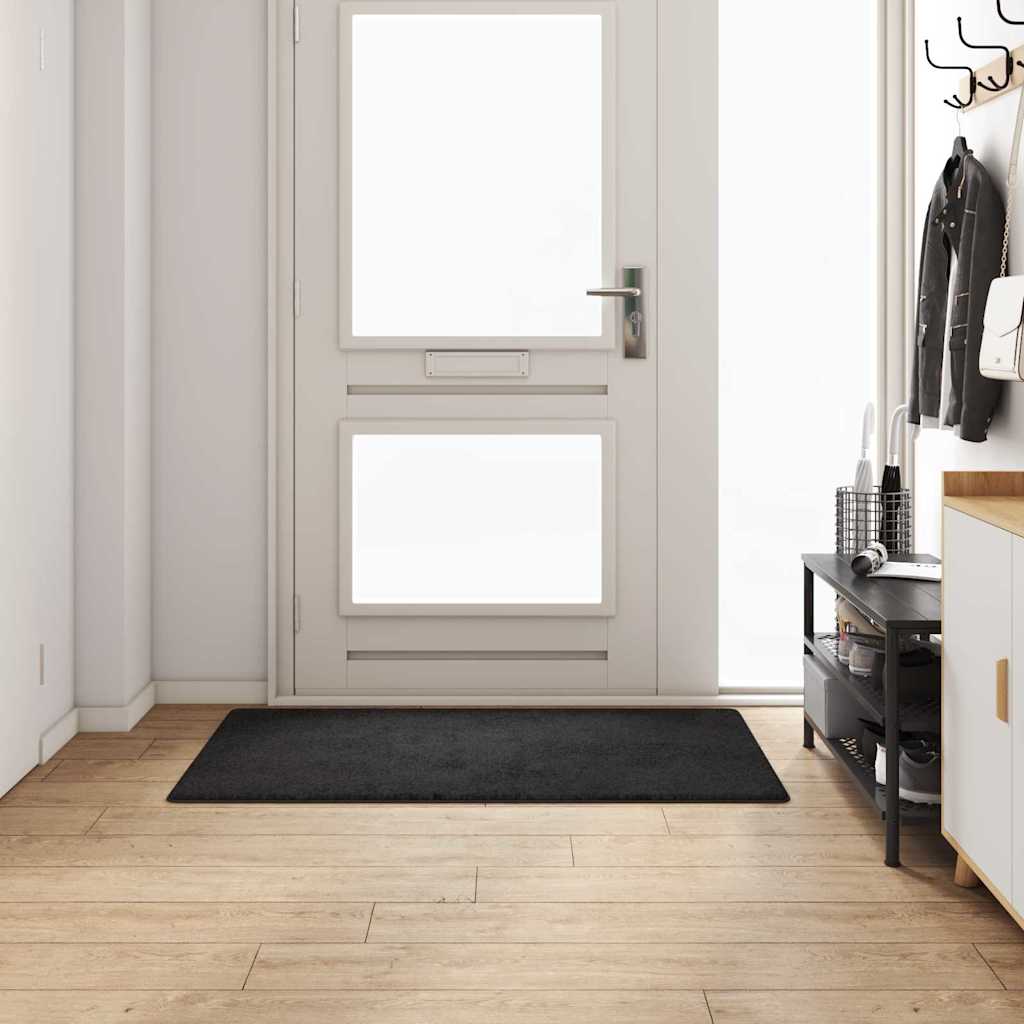 Runner in Moquette Nero 80 x 150 cm 100% Polipropilene Tuft