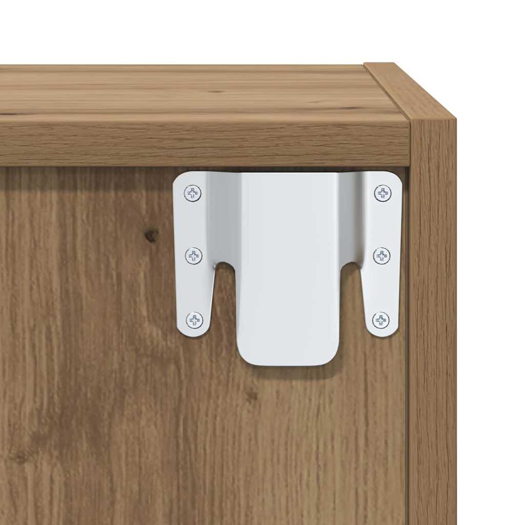 Set mobile TV 3 pcs Rovere artigianale Legno multistrato