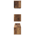 Set mobile TV 3 pcs Legno vecchio Legno multistrato
